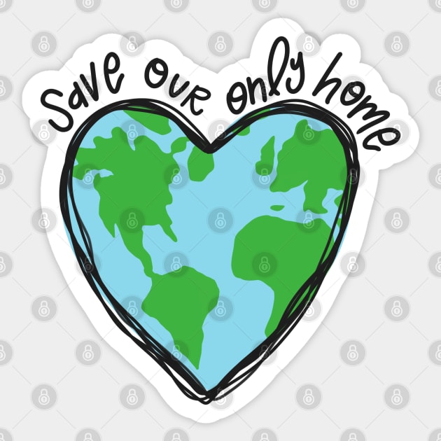 save our planet! Sticker by DesignsByTISHE